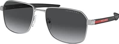 Prada Linea Rossa PS 54WS Silver/Grey Shaded 57/18/140 men 